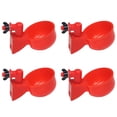 thumbnail image 3 of Para Pollos Bebedero Automático Versátil Corral Color Rojo 4 Uds., 3 of 5