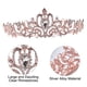 thumbnail image 3 of Corona de boda con diamantes de imitación, diadema para niñas, princesa, fiesta de cumpleaños, accesorios de boda nupcial, regalo navideño para mujeres, 3 of 5
