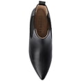 thumbnail image 5 of Journee Womens Tenlee Pull On Chelsea Kitten Heel Booties, Widths Available, 5 of 9