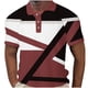 thumbnail image 1 of Camisas de Manga Larga para Hombres Impresos Girar Hacia Abajo Botones de Cuello Lateral Dividido, Casual Camiseta Blusa para Hombres, 1 of 4