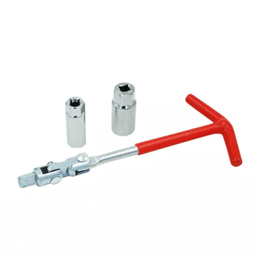 16mm & 21mm Spark Plug Removal Tool,Short T Handle Spark Plug Socket Wrench,For Automotive Car Motorcycle Auto Repair Hardware Tools (3PCS)