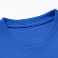 thumbnail image 4 of Cethrio Boys Cotton T-shirts, Casual Crew Neck Soft Short Sleeve Summer Tops for Boy Blue Size 5T, 4 of 5