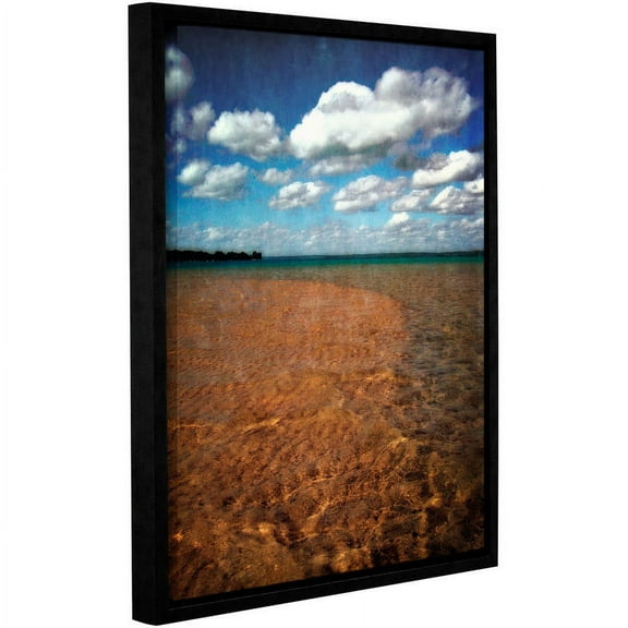 ArtWall Kevin Calkins "Crystal Waters" Gallery-Wrapped Floater-Framed Canvas