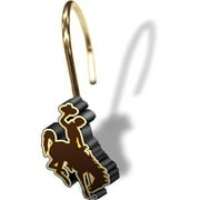 NCAA Wyoming Cowboys Shower Curtain Rings, Set of 12
