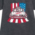 thumbnail image 2 of Hot Wheels - USA Stripes - Toddler And Youth Girls Fleece Dress, 2 of 4