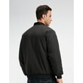 thumbnail image 5 of ULUSERN Men's Jackets-Bomber Jacket Fall Winter Warm Windbreaker Full Zip Casual Padded Coats (L,Black), 5 of 10