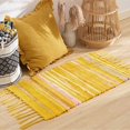 thumbnail image 2 of Cotton Rag Rugs Door Mat Indoor Living Room Bedroom Carpet Striped Handmade, 2 of 6
