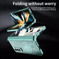 thumbnail image 5 of For Samsung Galaxy Z Fold 6/5/4/3/2 Mechanical Plating Hinge Case+Screen Protector, 5 of 9