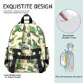 thumbnail image 4 of Tractor and Harvesters Cream Pattern Cute School Backpack Bag for School with Padded Back and Adjustable Shoulder Straps 15.25"x11.5"x5.25", 4 of 4