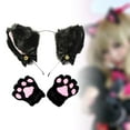 thumbnail image 2 of Headband Paws Hair Band Headwear with Bow Tie 2PCS, 2 of 7