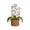 White, variant on Zeiyignr Crochet Artificial Flower, with Little Night Lights, Cute Gifts for Women Wife Girlfriend Birthday Mother'S Day