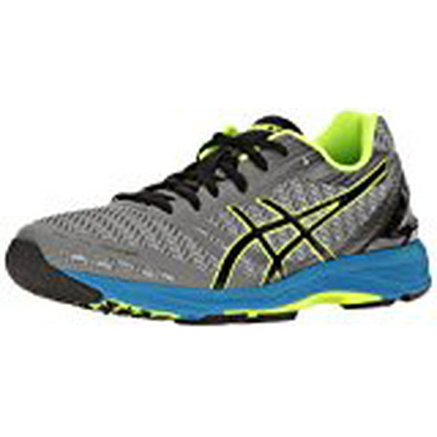 Asics Asics Men S Gel Ds Trainer 22 Running Shoe Carbon Black Safety Yellow 10 M Us Walmart Com Walmart Com