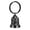 Black, variant on Soundable Eagle Bell Urn Pendant Cremation Jewelry for Ashes Holder Memory Keychain Human Pet Memorial Jewelry Keyring