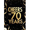thumbnail image 4 of LUUFILx Cheers to 70 Years Banner Birthday Decoration Party Supplies Backdrop Photography Props Celebration Decor Background Anniversary Decors, 4 of 8