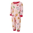 thumbnail image 2 of EYIIYE Family Matching Christmas Pajama Set, Christmas Tree Print Long Sleeve Tops Elastic Waist Pants for Fall Winter, 2 of 8
