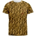 thumbnail image 1 of Bronze Scale Armor Costume All Over Adult T-Shirt, 1 of 1