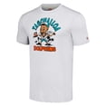 thumbnail image 2 of Unisex Homage Tua Tagovailoa Ash Miami Dolphins Caricature Player Tri-Blend T-Shirt, 2 of 3