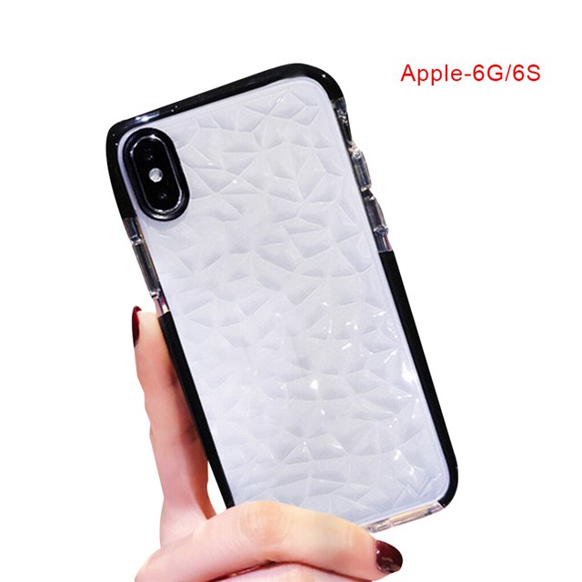 Smartphone Soft Cover Protector Mobile Phone TPU case for Protective Case Replacement for iPhone 6G/6S, Black