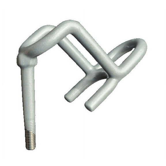 Heavy Duty Fishing Rod Holder - Silver 8" Stem