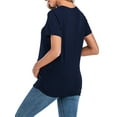 thumbnail image 4 of DYMADE Womens Summer Casual Printing Short Sleeve Round Neck Pregnancy Maternity T-Shirt, 4 of 4