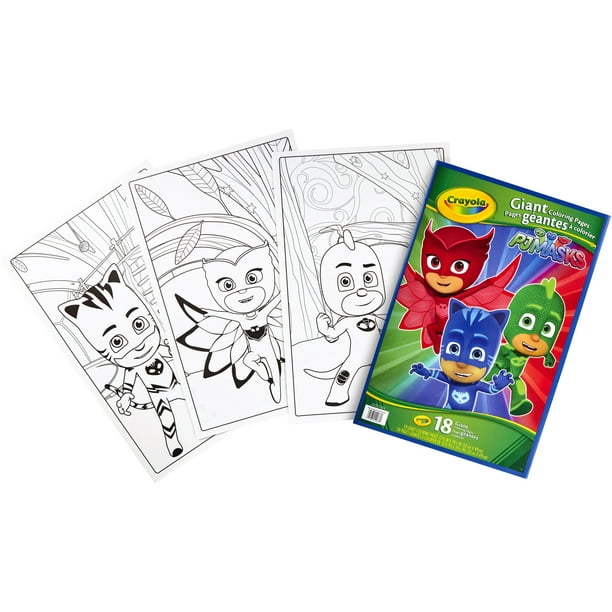 Crayola Giant Coloring Pages 12.75X19.5-Pj Masks 