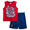 Cherry Tomato, variant on Toddler Boys Graphic Tank Top and Matching Allover Print Shorts Set, 2-Piece, Sizes 12M-5T