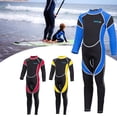 thumbnail image 4 of Traje de neopreno para niños Traje de baño de buceo de manga larga con cremallera para niños y niñas Quick, 4 of 7