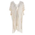 thumbnail image 6 of Crochet Stripe Fringe Cover Up, 6 of 6
