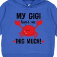 thumbnail image 3 of Inktastic My Gigi Loves Me Grandkids Toddler Hoodie, 3 of 4