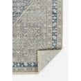 thumbnail image 5 of Momeni Izmir Polyester Medallion Blue Area Rug 2'6" X 8' Runner, 5 of 6