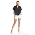 thumbnail image 5 of Blusa casual manga corta Roman Fashion /Juvenil, 5112 (Negro) negro M, 5 of 5