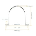 thumbnail image 4 of POWERTEC 5 Set 4-Inch Stainless Steel Hose Hangers with Self Tapping Drywall Anchors and Screws, 70258, 4 of 5