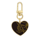 thumbnail image 1 of El budismo la religión budista mano patrón Llavero de metal en forma de corazón dorado, 1 of 3