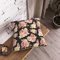 thumbnail image 5 of KLL Rose Flowers Decorative Throw Pillow Covers Velvet Soft for Couch Sofa Bedroom Living Room Outdoor (No pillow core)- 20"x20", 5 of 5