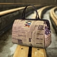 thumbnail image 5 of MesaSe Femmes Sac à Main Imperméable Sac de Voyage Journal Imprimé Sac Vintage Mode Femmes Sac à Main, 5 of 5