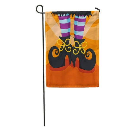 Jsdart Halloween Cartoon Of Witch Boots Foot Whimsical Fun Shoes