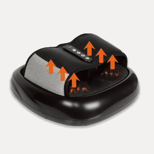 Foot Massager with Heat for Tired Foot Blood Circulation up , Black,Gift