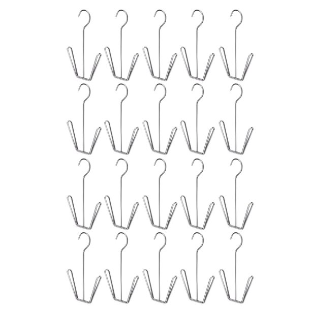 20 ganchos para colgar zapatos, tendedero premium para secar zapatos, ideal para el hogar, apartamento o dormitorio. B