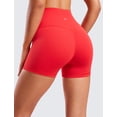 thumbnail image 2 of Shorts CRZ YOGA Butterluxe tiro alto 4" rojo profundo L, 2 of 5