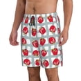 thumbnail image 2 of Goofa Sweet Red Fruit Printed Mens Swim Trunks Summer Quick Dry Short Beach Swimwear Bathing Suits-, 2 of 9