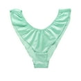 thumbnail image 2 of Elainilye Fashion Women's Underwear Lace Sexy Breathable Double Thin Belt with Low Waist Underwear Briefs,Green, 2 of 3