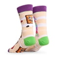 thumbnail image 4 of ODD SOX Cinnamon Toast Crunch Cereal Breakfast Crew Socks, Size Large, 4 of 6