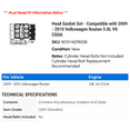 thumbnail image 2 of Head Gasket Set - Compatible with 2009 - 2010 Volkswagen Routan 3.8L V6 CGUA, 2 of 2