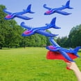 thumbnail image 4 of Light Emitting Foam Glider Plane Toy for Outdoor Play, Hand Throw Airplane Flying Toy for Kids Adults Parties and Sports Activities, 4 of 5