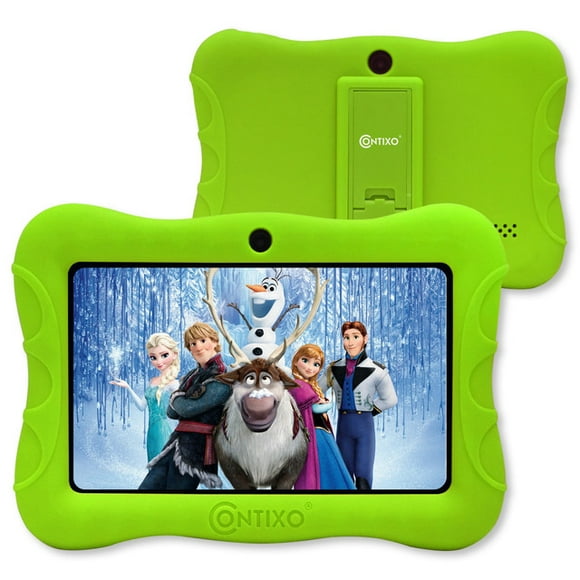 Contixo 7 inch Kids Tablet 2GB RAM 32GB WiFi Android 10 Tablet For Kids w/ Kickstand Camera Bluetooth Parental Control Learning Apps for Toddlers Children Kid-Proof Protective Case, V9-3