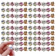 thumbnail image 1 of 120 Piezas Nail Art Copo de Nieve Diamantes de Imitación Cristal Flatback Nail Gems Piedras para Manualidades Nails Art Ropa Zapatos Bolsas DIY Decoración, 1 of 6