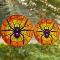 thumbnail image 3 of Lotusprinthandmade Funny Spooky Halloween Stained Glass Suncatcher for Window Hanging Cir9.8in, Halloween Suncatcher Window Hanging Gift, 3 of 6