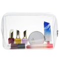 thumbnail image 4 of Bolsa de cosméticos Wobe de PVC transparente con cierre aprobada por la TSA, 5 paquetes, 4 of 8