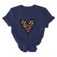 thumbnail image 4 of LSLJS Women's Casual Round Neck Short-sleeved Christmas Tree Printed T-shirt Top, 4 of 5