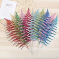 thumbnail image 4 of POINTERTECK Artificial Christmas Glitter Hollow Leaves, 4 of 9